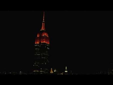 Empire State Building Light Show - Meet the Mets
